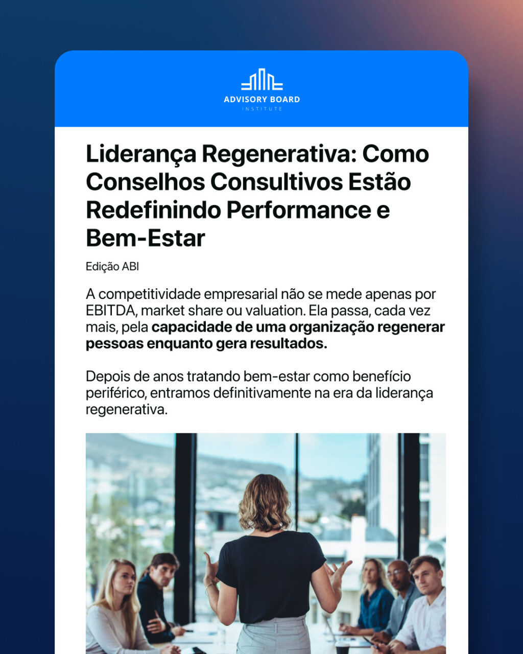 Instagram post from advisoryboardinstitute. This post is in position 1.